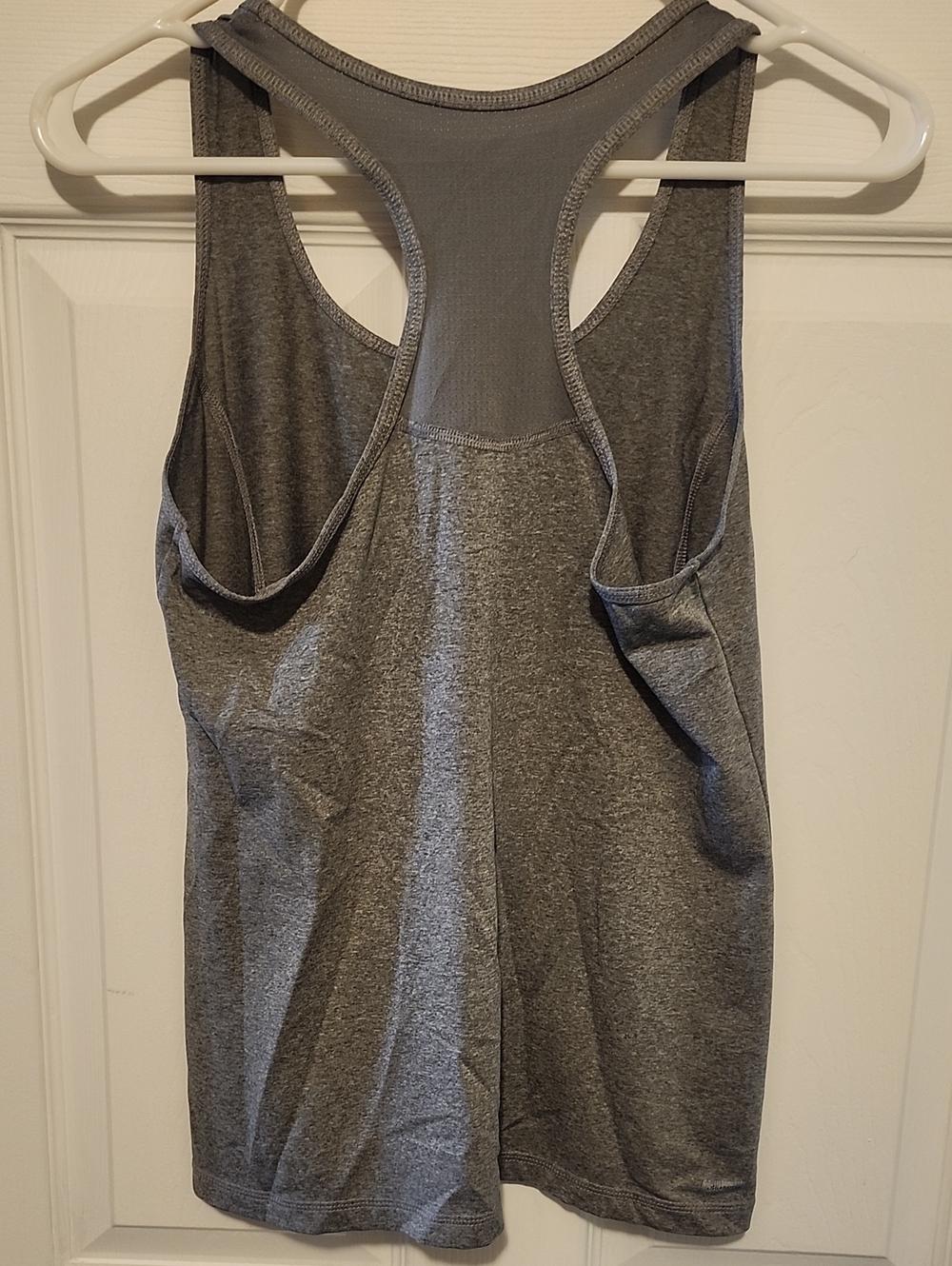 Gray Racerback Performance Tank Top - Women - Picture 2 of 5